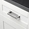 Gliderite Hardware 4-3/4 in. Satin Nickel Squared Back Plate 3-3/4 in. Center to Center - 5342-96-SN 5342-96-SN-1 - alternate 2